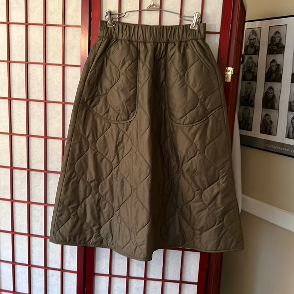 Anthropologie Quilted Skirt